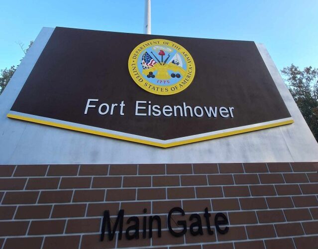 Fort Eisenhower Base Exterior Sign